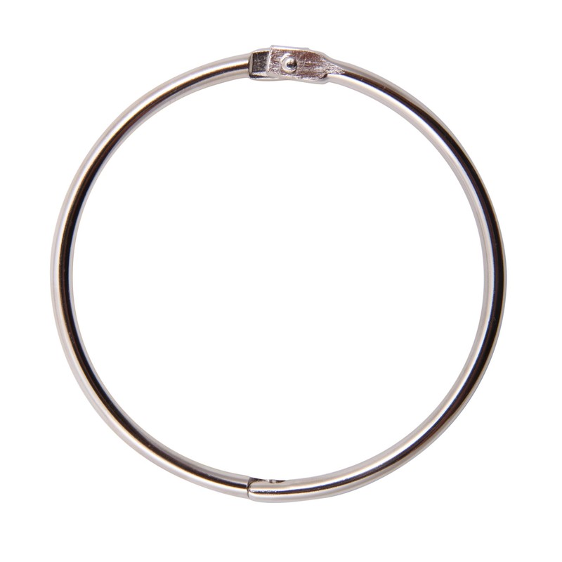 Book Ring 3" 1/Pkg - Silver