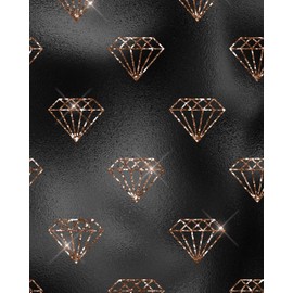 Rose Gold and Black Glam Composition Notebook - Large Ruled Notebook - 8x10 Lined Notebook (Softcover Journal / Notebook / Diary) (8x10 Lined Softcover Notebook, Band 49)