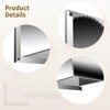 4-inch Exhaust Vent Cover, Stainless Steel Dryer Vent Cover, Outdoor