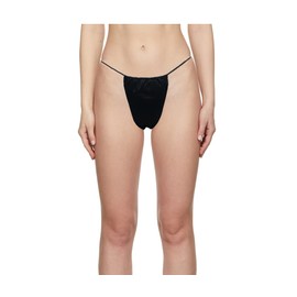 Braguitas desechables de bikini para ordenar, encerar, spa, belleza, envueltas individualmente, color negro, 100 unidades