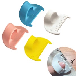 Edge Sewing Lockranding Tool - 2025 New Edge Stitch Lock and Sewing Gauge, 3/4mm Sewing Templates, for Even Stitches, DIY Sewing Machine Kit Also Suitable for Machine Sewing.