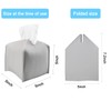 Ulife Mall Tissue Box Cover, Modern PU Leather Square Tissue