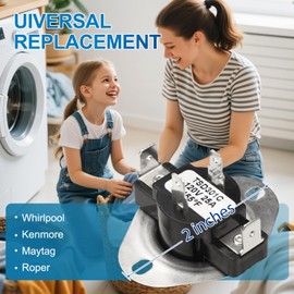 3387134 Cycling Thermostat, 3392519 Dryer Thermal Fuse, 3977393 Thermal Cut-Off Switch, 3977767 High-Limit Thermostat Kit, Compatible with Whirlpool, Kenmore, Maytag Dryers