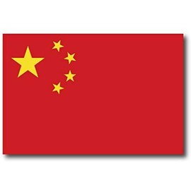 STICKER FRENZY China Flag Car Decal - 3" x 5"