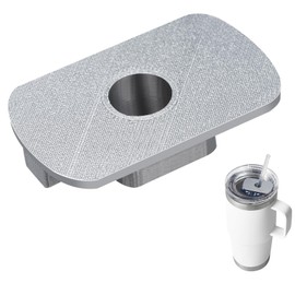 MOTAIN Straw Lid Attachment Compatible With Yeti Tumber Magslider/Stronghold Lid,Straw Cover Accessories For 20/30 Oz Tumber(Silvery)