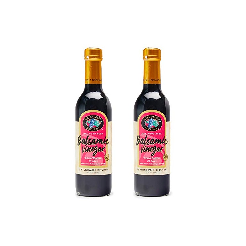 Napa Valley Naturals Grand Reserve Balsamic Vinegar, 12.7 Ounce (2-Pack)