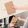 HOMIKLSA Notebook A5 Squared, Pack of 5 Kraft Cover Notebook