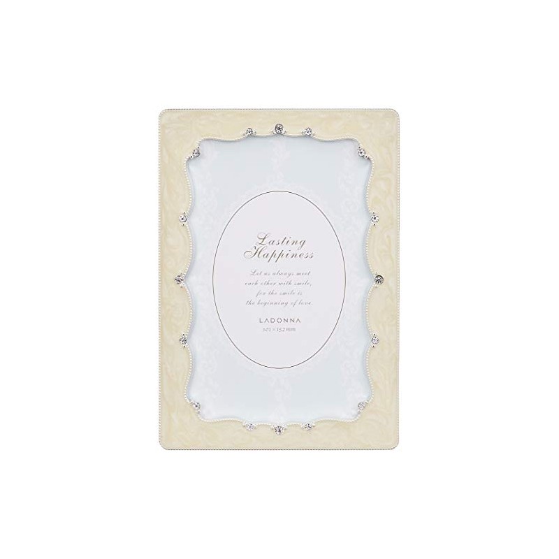 LADONNA ラドンナ フォトフレーム ブライダル ホワイト ポストカード判 BJ12-P-WH