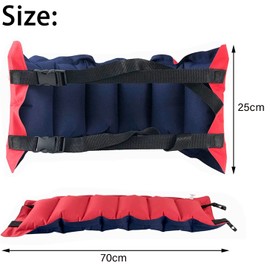 Pack of 2 Swimming Belts, Inflatable Swimming Training Belt, Adjustable Swimming Aid for Children and Adults, Water Sports, Swimming Training, Aid Swimming