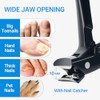 Ergonomic Toenail Clippers with Wide Jaw for Easy Trimming
