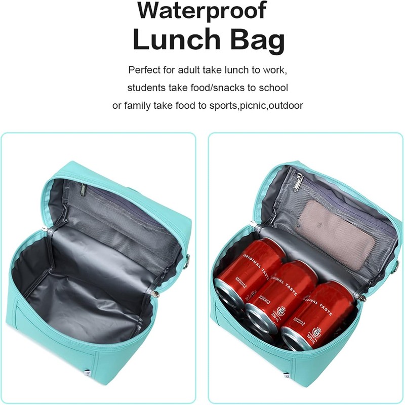 NOL Natural Organic Lifestyle Insulated Lunch Bags for Women Cooler