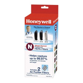 Honeywell True HEPA Replacement Filter N, 2 Pack