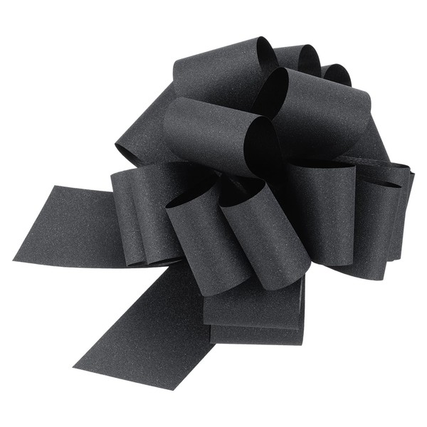 uxcell 5pcs 7 Inch Large Pull Bow Glitter Gift Wrapping