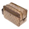 Guess LOSANNA BEAUTY CASE DOUBLE COM, Bbo - Beige Brown,