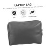 Angoily Laptop Carrying Bag with Charging Cable Compartment Stylish Grey