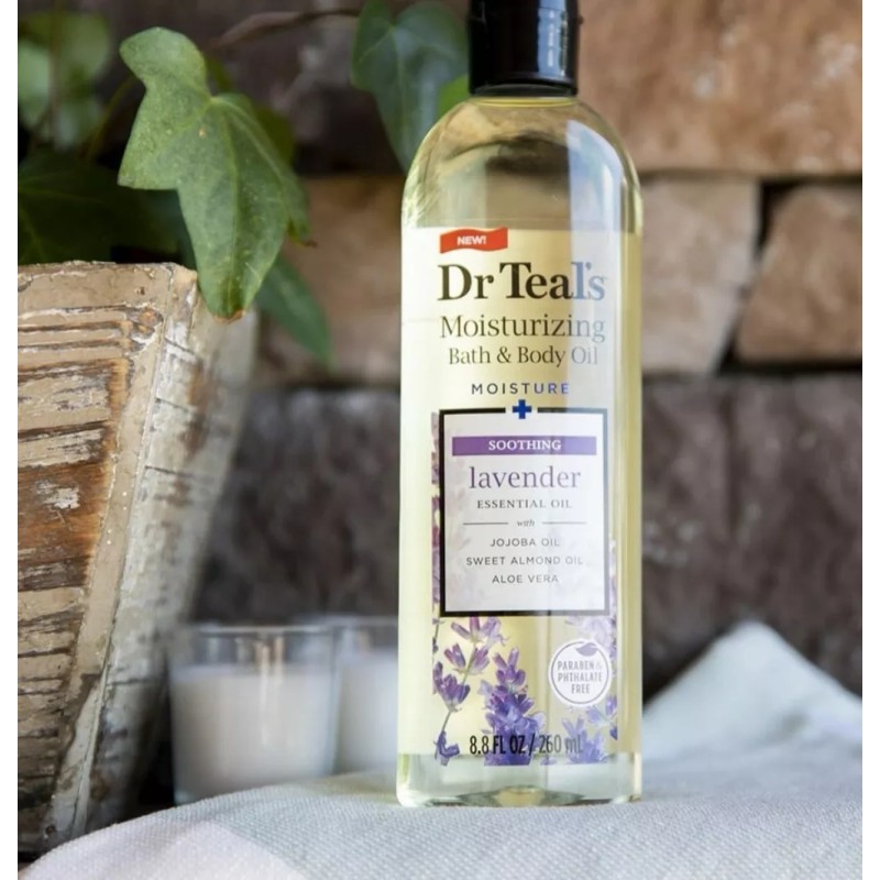Dr Teals Moisturizing Bath & Body Oil Aceite Lavanda Tipo