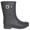 Chooka Womens Mid-height Waterproof Rain Boot, Delridge Black, 7 US