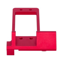 RC BTA Servo Mount for SCX10 III AR45P Portal Axle - Low Center of Gravity Upgrade - 1/10 RC Crawler Performance Part (Red)