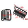 Lind Kitchen 2pcs Metal Pull Handle Boxes Chest Handles Black