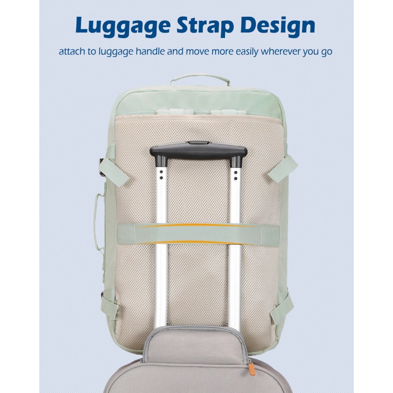 Hynes Eagle Carry on Backpack 38L Large Travel Backpack Women