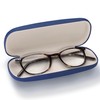 TOPSIDE Hardcase Soft Touch Glasses Case with Microfibre Cloth, blue
