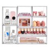 Vtopmart Stackable Storage Drawers Set of 8, Clear Plastic Organizer