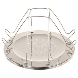 MFH 33644 Klappbarer Campingtoaster mit Zange für 4 Scheiben (22 x 2 cm/Silber)
