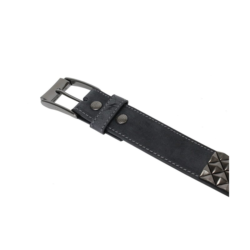 Lowlife Armor Leather Belt in Slate