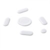 2 Sets White Rounded Curved Edges Mouse Feet Pads Skates