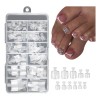 Tips Soft Gel Para Pies 120 Pzas Nail Art