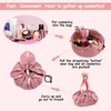 Drawstring Cosmetic Bag for Ladies and Girls - Travel Toiletry