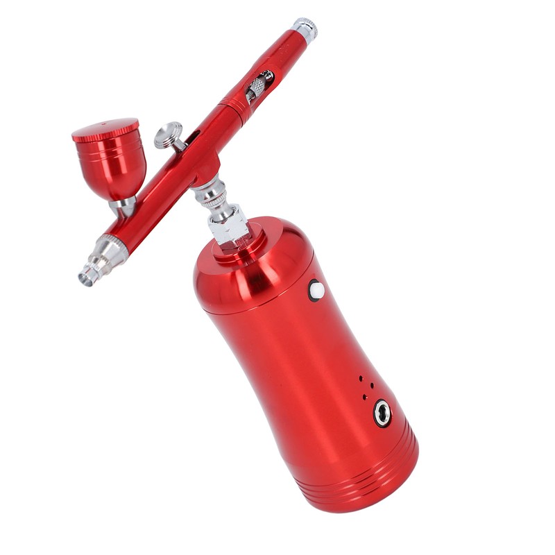 Auto Cordless Airbrush Kit Rechargeable Handheld 17.4psi Compressor for Nails