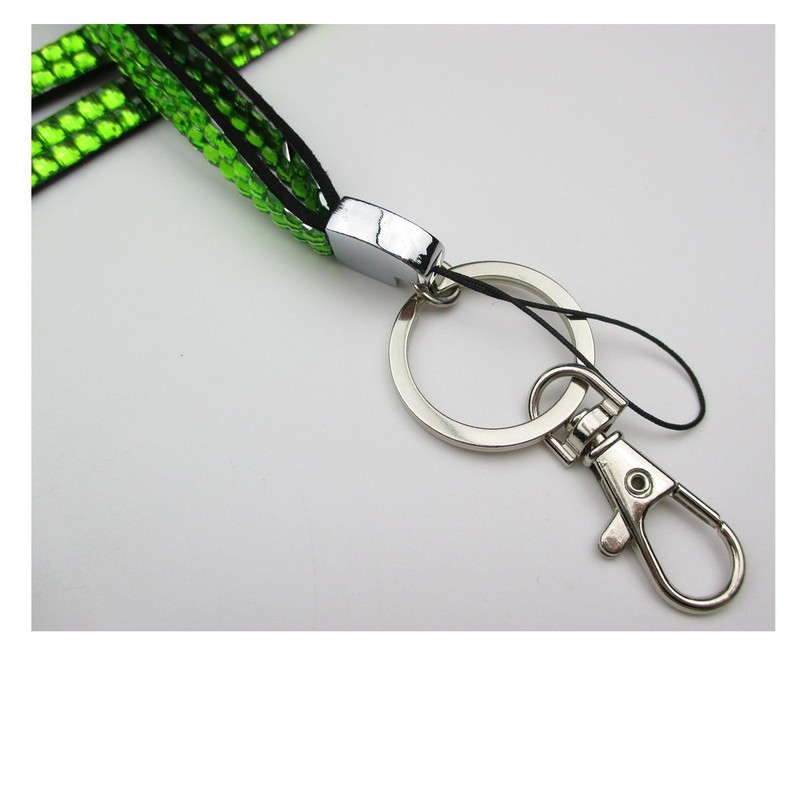 ALL in ONE Rhinestone Lanyard Bling Crystal Necklace + Badge