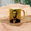 Fabulous Goldene Tasse aus verchromter Keramik - Abraham Lincoln USA