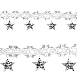 Happy New Year New Year's Eve Party Garland Garland 3 Feet. Party New Year Party New Year Decoration