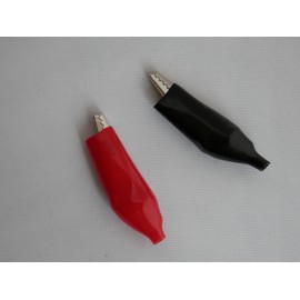 Minomushi Alligator Alligator Clip, For Wiring, Small, Red, Black, 50 Each Piece, Total 100 Pieces Set