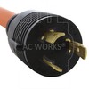 AC WORKS 6-50 Welder Adapter (L6-20 20A 250V 3-Prong Locking