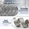 5 PCS Automotive Ground Strap, 3Pcs 10" x 1/2" &
