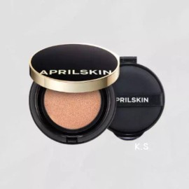 Unknown 촉촉강력커버 에이프릴스킨 매직스노우쿠션(본품+리필) Moisturizing Strong Coverage April Skin Magic Snow Cushion (Main Product + Refill) [No. 19 Fair Beige]