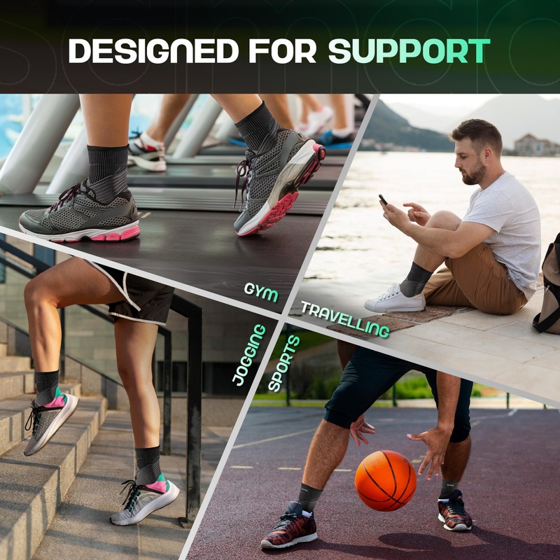 Ankle Support Brace strap for Ligament Damage, Sprained Ankles, plantar