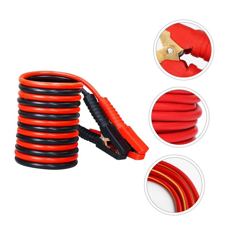 Zerodeko 1pc Heavy Duty Jumper Cables for Car Emergency Power