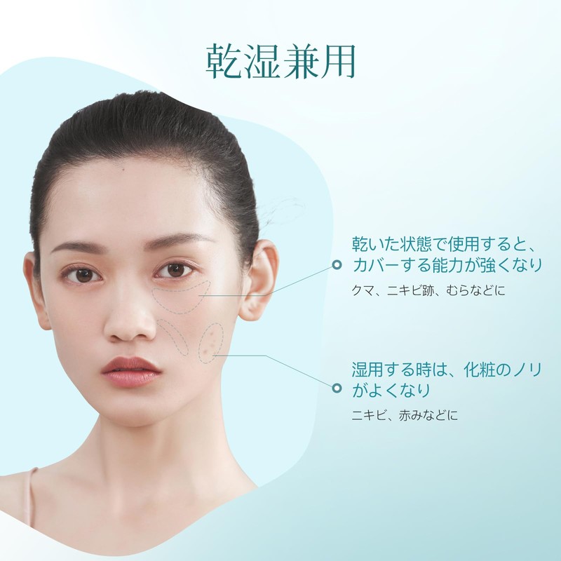 TIMAGE Puff, Fluffy, Soft to the Touch, Uniform Powder, Drop
