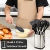 BEWOS Stainless Steel Utensil Holder, Kitchen Utensil Holder for Organizing