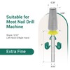AIRSEE Tungsten Carbide 5 in 1 Acrylic Nail Drill Bit