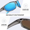 Ofwin Sports Polarized Sunglasses for Men Women Wrap Around Sun