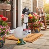 4Pcs Porch Goose Outfit Police - Funny Lawn Goose Costume