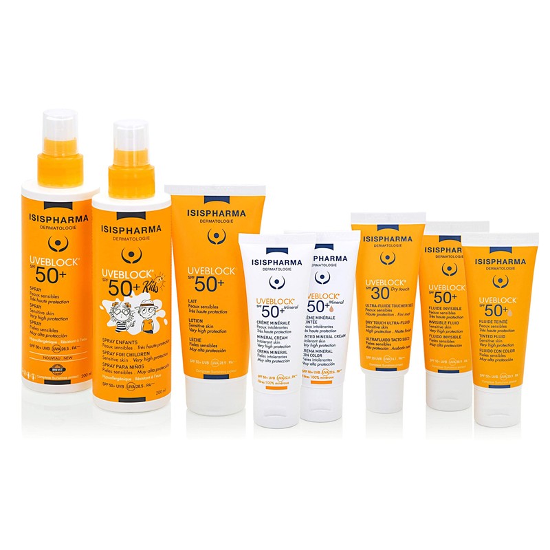 ISISPHARMA - Uveblock SPF 50+ Mineral Cream - Sun Protection