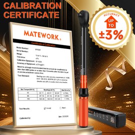 Matework Torque Wrench 1/2 Drive, 10-160 ft.lb/10-227 Nm, Dual-direction Click Torque Wrench with ±3% High Precision, 72 tooth Lug Nut Torque Wrench for Wheel Tire, Car Repair