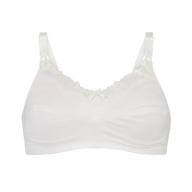 HUNKEMÖLLER Women's Maternity Bra, White