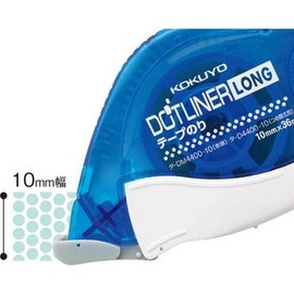 Kokuyo Dot Liner Long Refill Tape, 1 Set, 10 Pieces